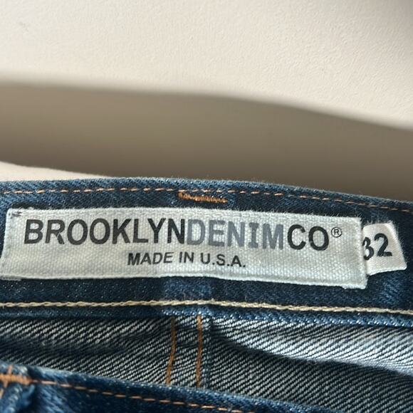NEW Brooklyn Denim Company blue jeans Size 32 —30, 28 Inseam - Picture 2 of 7